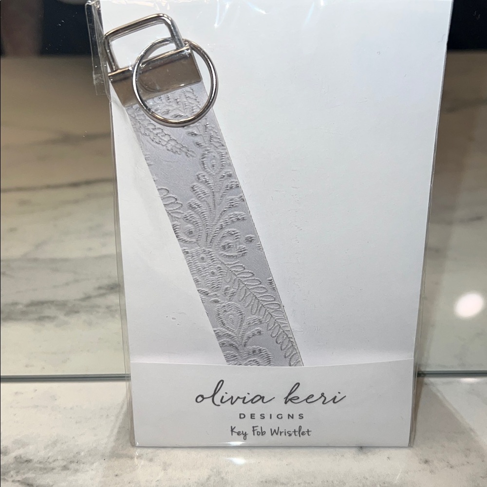 Olivia Keri Designs Vegan Leather Key Fob Wristlet 🤍